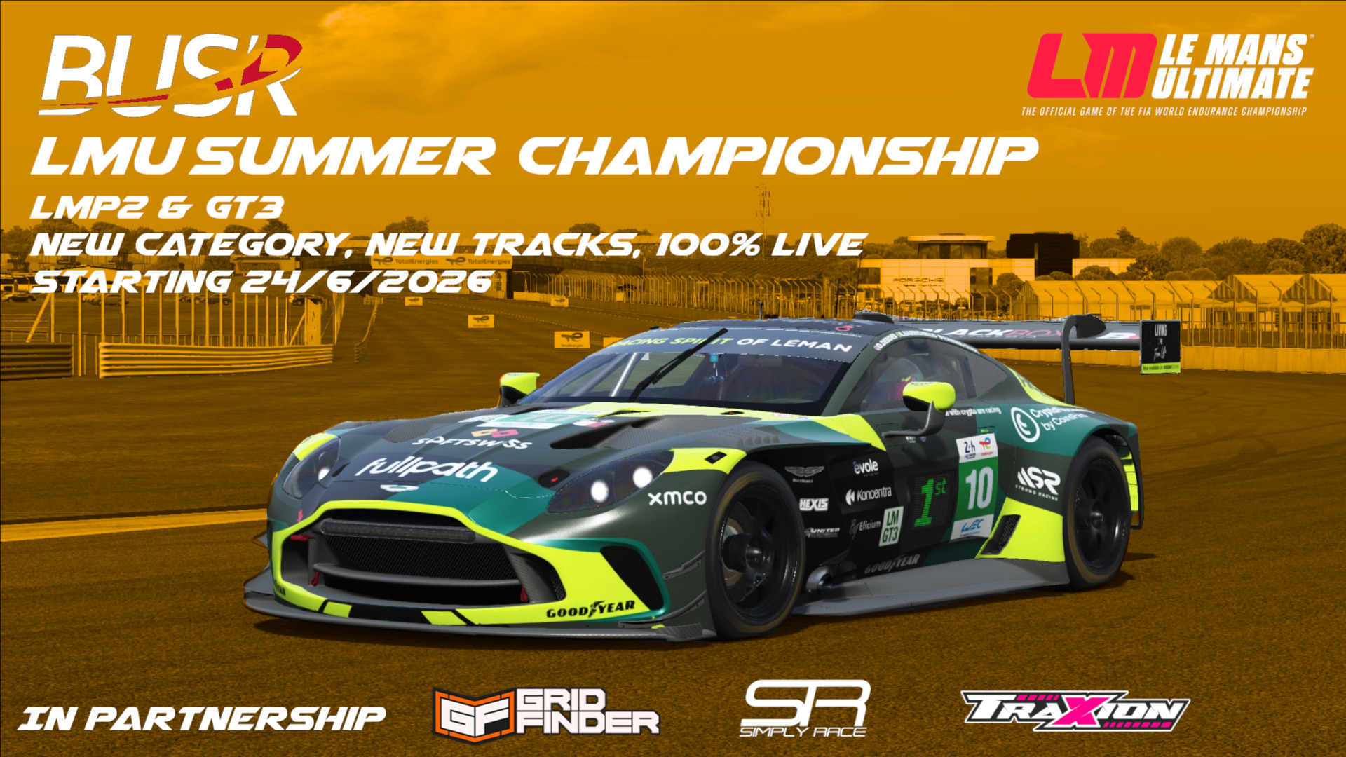 BUSR LMU Summer Season 2026 | Grid Finder